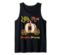 Little Miss Pumpkin Princess Royal Carriage - Diversión para niña pequeña Camiseta sin Mangas