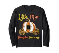 Little Miss Pumpkin Princess Royal Carriage - Diversión para niña pequeña Manga Larga