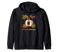 Little Miss Pumpkin Princess Royal Carriage - Diversión para niña pequeña Sudadera con Capucha