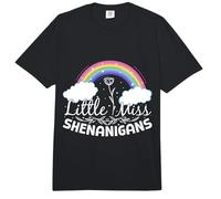 Little Miss Shenanigans Bandera de Irlanda Orgullosa Chica Irlandesa Comfort Colors Adult Heavyweight T-Shirt