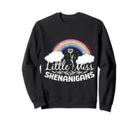 Little Miss Shenanigans Bandera de Irlanda Orgullosa Chica Irlandesa Sudadera