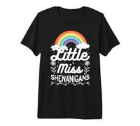 Little Miss Shenanigans - Bandera de Irlanda para niña Irlandesa Orgullosa Irlandesa Camiseta Premium