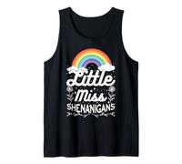 Little Miss Shenanigans - Bandera de Irlanda para niña Irlandesa Orgullosa Irlandesa Camiseta sin Mangas
