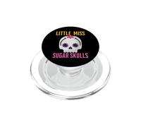 Little Miss Sugar Skull Divertido Niño Niña Chica Mexicana Diversión PopSockets PopGrip para MagSafe