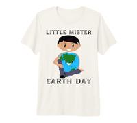 Little Mister Día de la Tierra Niño Divertido Mundo Planeta Divertido Niños Hijo Camiseta Premium