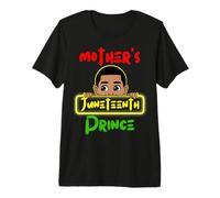 Little Mister Juneteenth Prince Momma's Boy Black Son Divertido Camiseta Premium