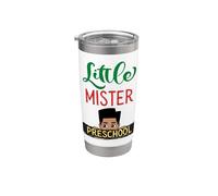 Little Mister Preescolar Negro Niño Príncipe Hijo Piel Marrón Niños Vaso térmico de acero inoxidable de doble pared