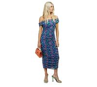 Little Mistress Malla Floral Midi Bcon Vestido de cóctel, Multicolor, 38 para Mujer
