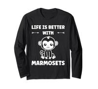 Little Monkey Marmoset Life is Better with Marmosets Manga Larga