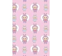 Little Monsters Character Journal: Hardcover, 6 x 9 Inches, 180 Pages, Blank Lined Notebook, Matte Finish. Kawaii Cute Animals, Colorful Pink Graphics, Mental Wellness Journals