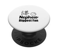 Little Nephew Biggest Fan for Basketball Sport Lovers PopSockets PopGrip Adhesivo