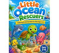 Little Ocean Rescuers: Coloring & Activity Book for Kids Ages 3-6