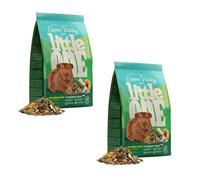 Little One Green Valley Cobayas | Paquete Doble | 2 x 750 g | Alimento Fibroso para Cobayas | Comida para Mascotas Hecha de 60 Diferentes Hierbas y Pastos de Pradera