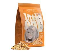 Little One Ratas | 400 g | Alimento Completo para Ratas | Contiene proteínas y carbohidratos | con minerales y vitaminas | Composición equilibrada y nutritiva