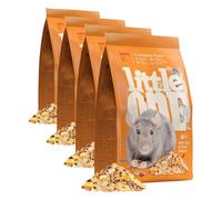 Little One Ratas | 400 g | Alimento Completo para Ratas | Contiene proteínas y carbohidratos | con minerales y vitaminas | Composición equilibrada y nutritiva (Paquete de 4)