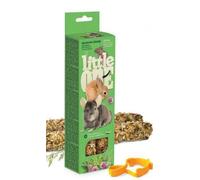 Little One Stick | Snacks para Roedores | Conejos | Chinchillas | Degus | Cobayas | Pack 6 x 2 x 60 Gr (POA De Los Prados)