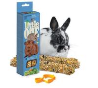 Little One Stick | Snacks para Roedores | Conejos | Chinchillas | Degus | Cobayas | Pack 6 x 2 x 60 Gr (Verduras)