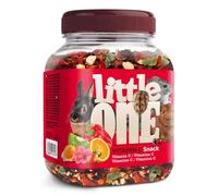 Little One Vitamin C Snack | 160 g | Alimento complementario para roedores y Conejos Enanos | Compuesto por una Mezcla de Bayas, Frutas y Verduras | Contiene Vitamina C
