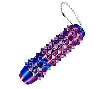 Little Ouchie Fidget Toys 6 en 1 para Adultos, Llavero Stim Fidget con clicker, Spinner, Almacenamiento, Rodillo, Laberinto, Agarre Puntiagudo para aliviar el estrés y la ansiedad