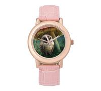 Little Owl and Mushroom - Reloj personalizado para mujer, correa de moda, regalo para cumpleaños, día de San Valentín, Estilo:, regular, MHXYZHW