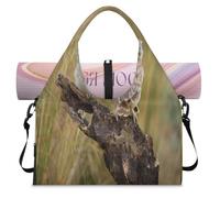 Little Owl - Bonita bolsa deportiva con compartimento para zapatos, búho, fin de semana, bolsa de equipaje para gimnasio, yoga, viajes, color, L, Bolsa de viaje