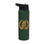 Little Owl Goddess Athena Mitología griega Guerrero Stainless Steel Insulated Water Bottle