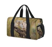 Little Owl - Lindas bolsas de deporte para niños, niñas, mujeres, hombres, búhos, durante la noche, fin de semana, bolsa de viaje para llevar al gimnasio, bolsas de lona casuales