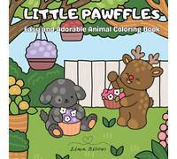 Little Pawffles: Simple and Cute Animal Coloring Book For Kids And Adults, Bold And Easy For Relaxation And Anxiety Relief
