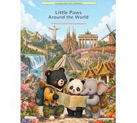 Little Paws Around the World: Cute Animal Landmark Coloring Book Vol. 2: A Cozy Travel Coloring Adventure for Kids and Adults