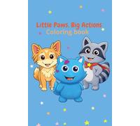 Little Paws, Big Actions: coloring book