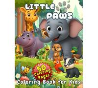 Little Paws: Simple and Cute Animal Coloring Book