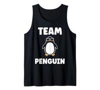 Little Penguins Animal Cute Minimalist Simple Team Penguin Camiseta sin Mangas