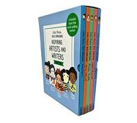 Little People, Big Dreams - Caja de regalo para artistas y escritores inspiradores, colección de 5 libros (Maya Angelou, Ana Frank, Frida Kahlo, Coco Chanel, Audrey Hepburn)