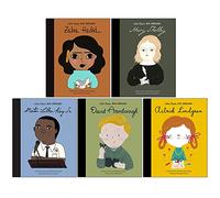 Little People Big Dreams Series 7 Collection Books Set Book 31 To 35 (Zaha Hadid, Mary Shelley, Martin Luther King Jr, David Attenborough, Astrid Lindgren)