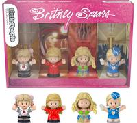Little People Collector Britney Spears - Juego de edición especial para adultos y fanáticos, 4 figuras en una caja de exhibición