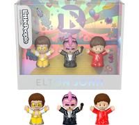 Little People Collector Elton John Special Edition set para adultos y fanticos 3 figuras en un cuadro de exhibicin