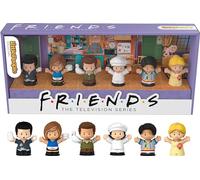 Little People Collector Friends Serie de TV Edición Especial Set de Figuras para Adultos y Fans, 6 Personajes en un Pack de Regalo con Expositor, (Mattel HPH05)