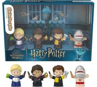 Little People COLLECTOR Harry Potter y el cáliz de Fuego edición Especial para Adultos y fanáticos, 4 Figuras en una Caja de exhibición