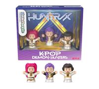 Little People Collector KPOP Demon Hunters: HUNTR/X Set | Rumi, Mira, Zoey, Figuras coleccionables en caja expositora, para fans de películas, JRM87