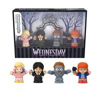 Little People Collector Miércoles, Pack 4 figuras pequeñas (Miércoles, Enid, Mar