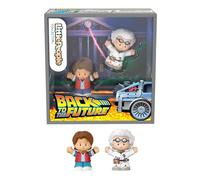 Little People Collector Regreso al Futuro Conjunto de edición Especial para Adultos y Fans, Incluye 2 Figuras y una Caja Decorativa, JFD74