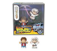 Little People Collector Regreso al Futuro Conjunto de edición Especial para Adultos y Fans, Incluye 2 Figuras y una Caja Decorativa, JFD74