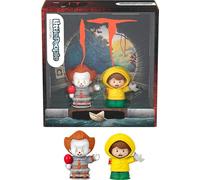 Little People Collector - Set edición especial de la película IT para fans del terror, figuras de Pennywise y Georgie en embalaje expositor.