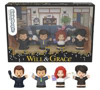 Little People Collector Will y Grace TV Series Special Edition Set para adultos y fanticos 4 figuras en un paquete de exhibicin (exclusivo de A