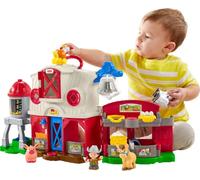 Little People Granja con muñeco, accesorios, sonidos y animales de juguete, regalo para niños +1 año (Mattel GLT78)
