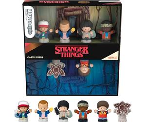 Little People Stranger Things, Castillo Byers Edición especial con 6 figuras para fans y adultos coleccionistas, inspirado en la serie de Netflix, HTP36