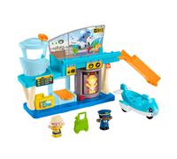 Little People Toddler Toys Everyday Adventures Airport Playset with Airplane for Preschool Pretend Play Ages 1+ Years, HTJ26