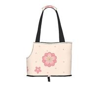Little Pink Cherry Blossoms - Bolsa de hombro plegable portátil para mascotas, adecuada para llevar mascotas pequeñas