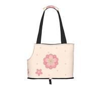 Little Pink Cherry Blossoms - Bolsa de hombro portátil para mascotas, adecuada para perros y gatos pequeños, bolsa de compras y viajes, doble propósito