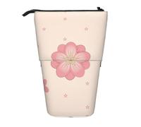 Little Pink Cherry Blossoms - Estuche extensible para lápices, tela Oxford multidiseño, altura ajustable, bolsa de cosméticos multiusos